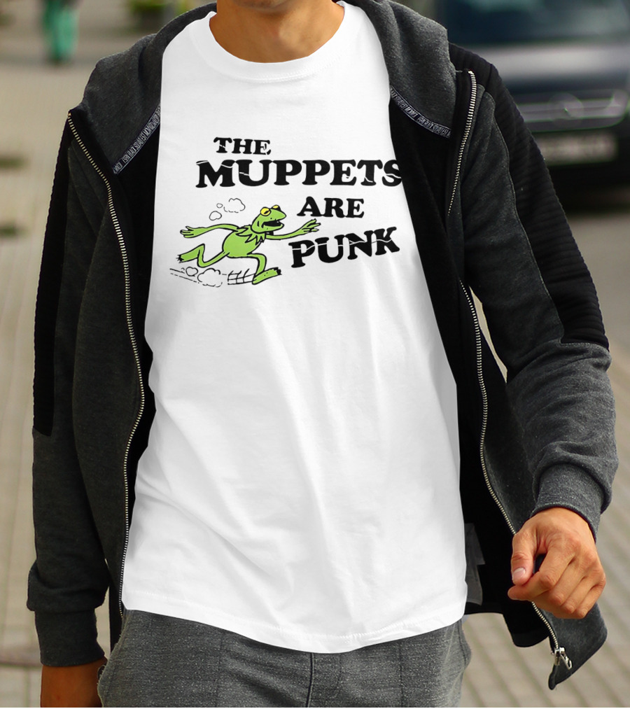 Peace Love Karate Heart Karate The Muppets Are Punk T-Shirt