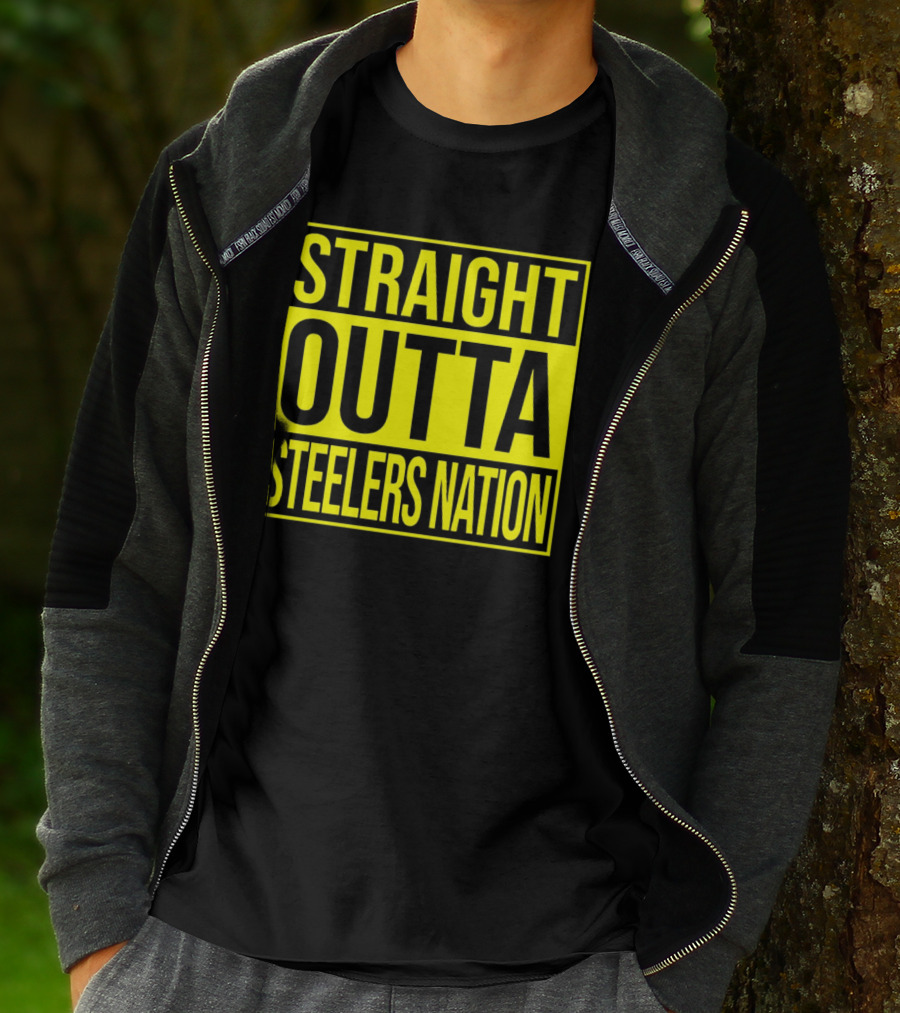 Straight Outta Steelers Nation T-Shirt