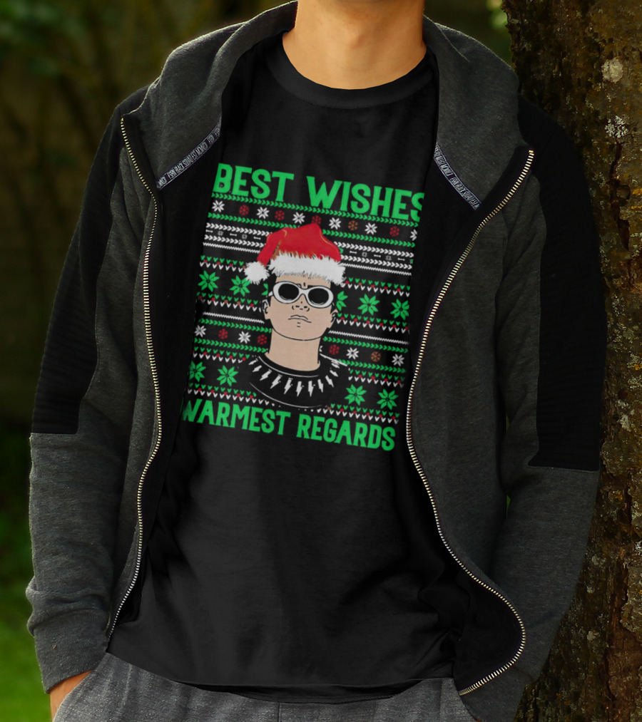 Best Wishes Warmest Regards David Rose Christmas T-Shirt