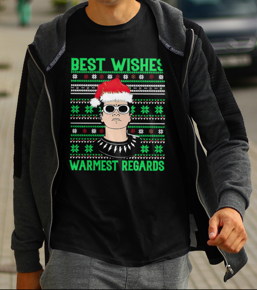 Best Wishes Warmest Regards David Rose Christmas T-Shirt