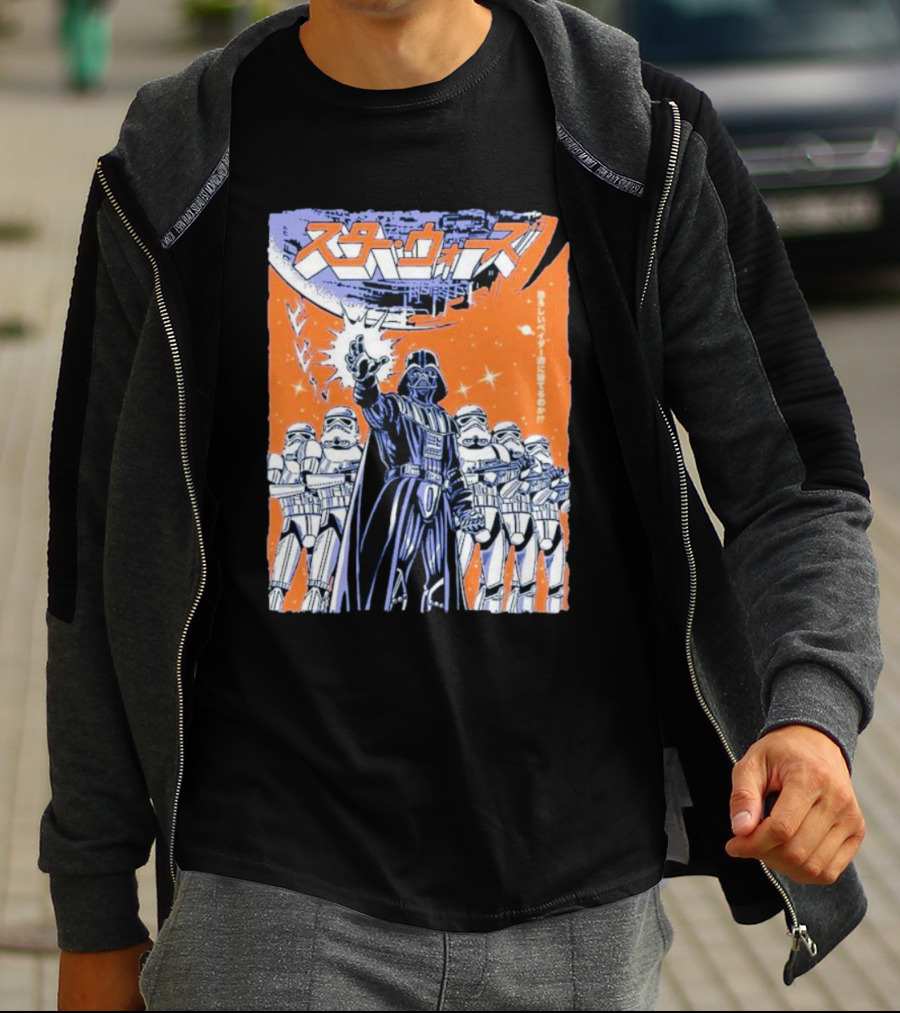 Vader Star Wars Japanese Stormtrooper Ensemble T-Shirt