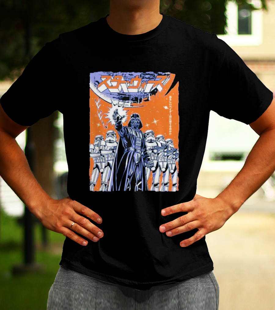 Vader Star Wars Japanese Stormtrooper Ensemble T-Shirt
