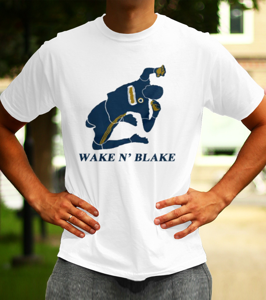 WAKE N' BLAKE Sports Jogging Exercise T-Shirt