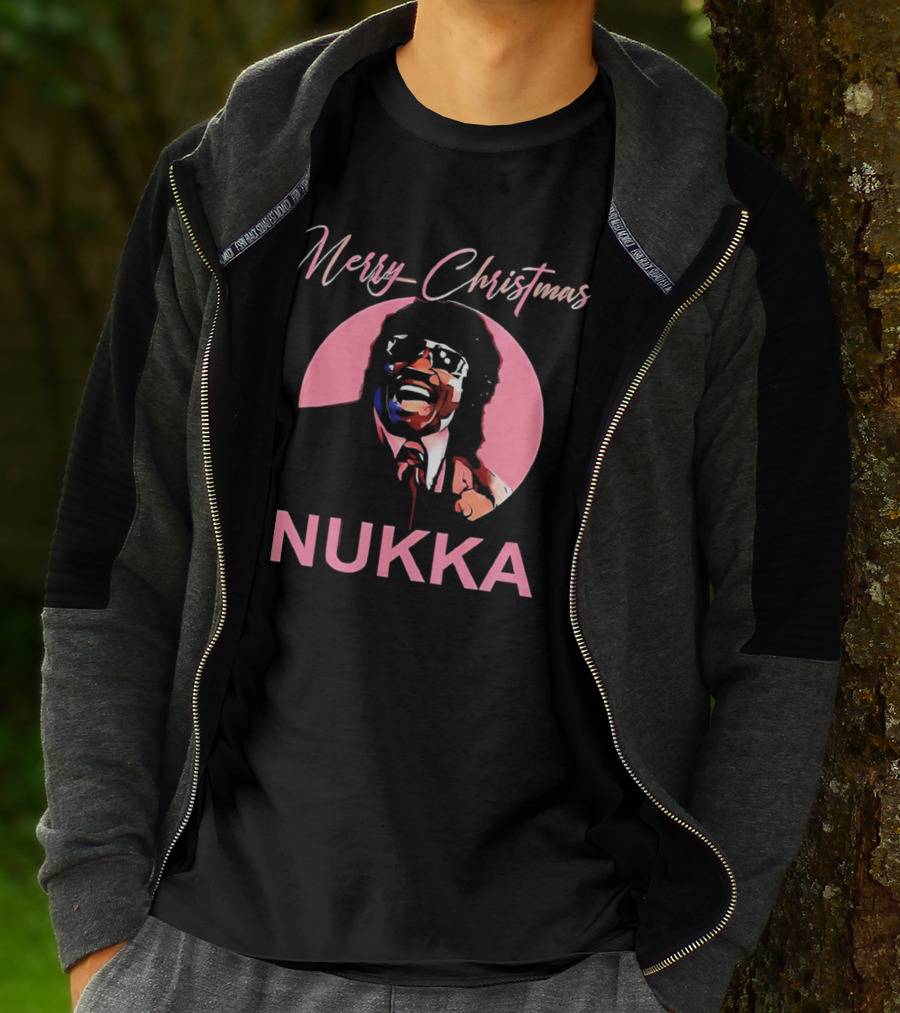 Merry Christmas Nukka Retro Holiday T-Shirt