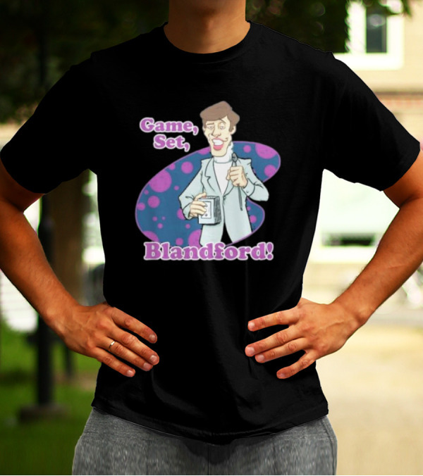 Game Set Blandford Comedy Microphone T-Shirt