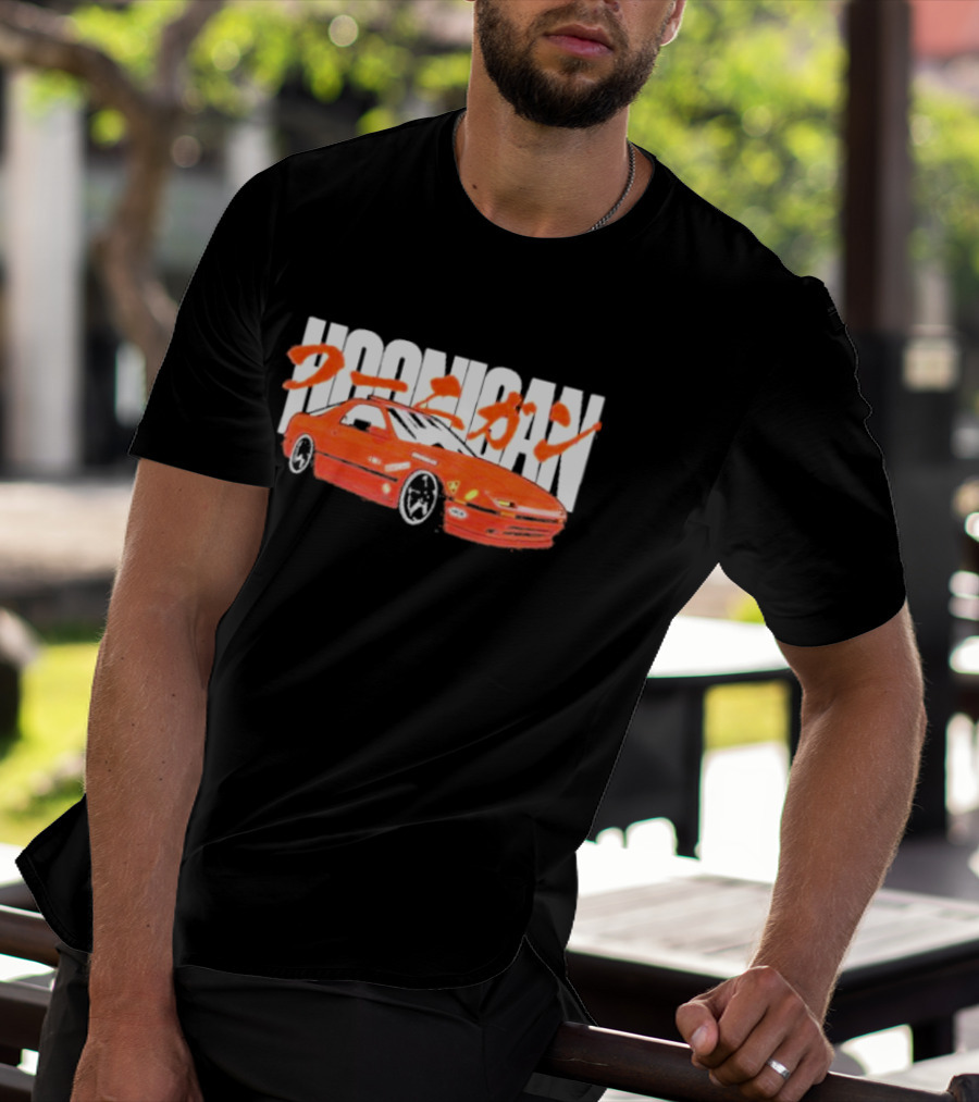 Hoonigan FC Rotary Japanese Kanji Red Sports Car T-Shirt