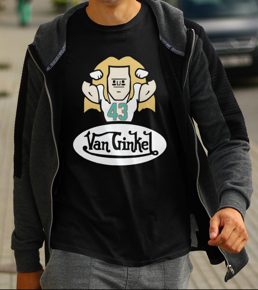 Van Ginkel 43 Cartoon Character With Muscles T-Shirt