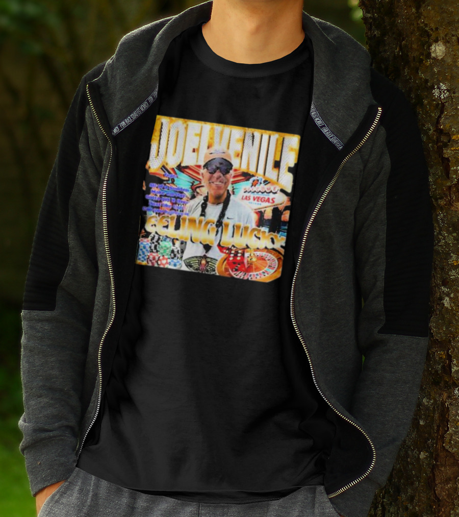 JOELVENILE FEELING LUCKY LAS VEGAS CASINO ROULETTE T-Shirt
