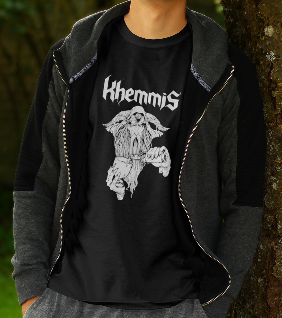 Khemmis Beer Wizard Goat-Pouring T-Shirt