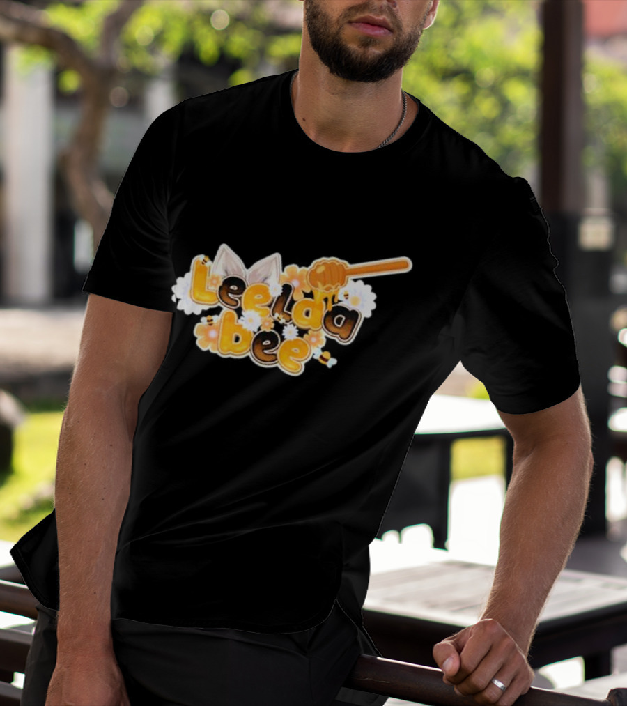 Leelaabee Honey Drizzle With Ears And Flowers T-Shirt