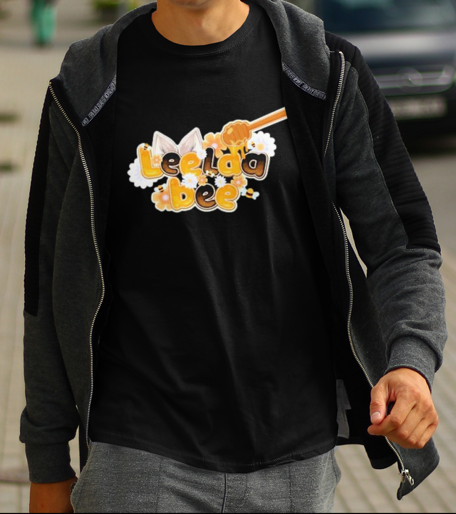 Leelaabee Honey Drizzle With Ears And Flowers T-Shirt
