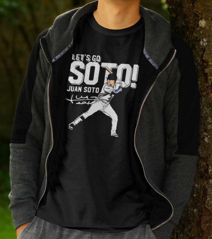 LET’S GO JUAN SOTO YANKEES Baseball Player Signature T-Shirt