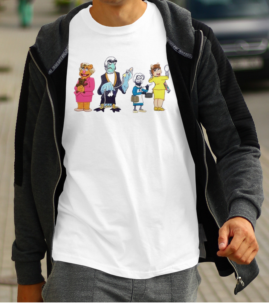 Golden Girls Muppets Characters Mashup T-Shirt