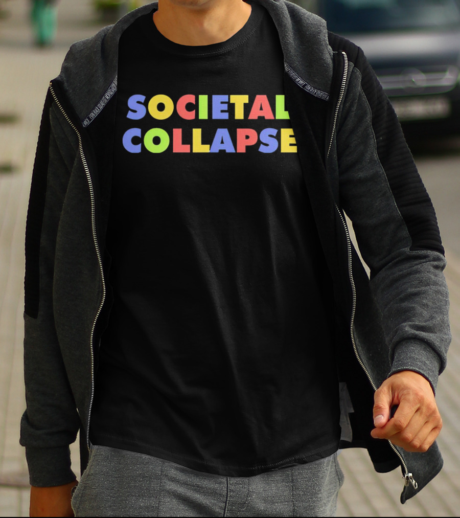 Rory Culkin Colorful Societal Collapse T-Shirt