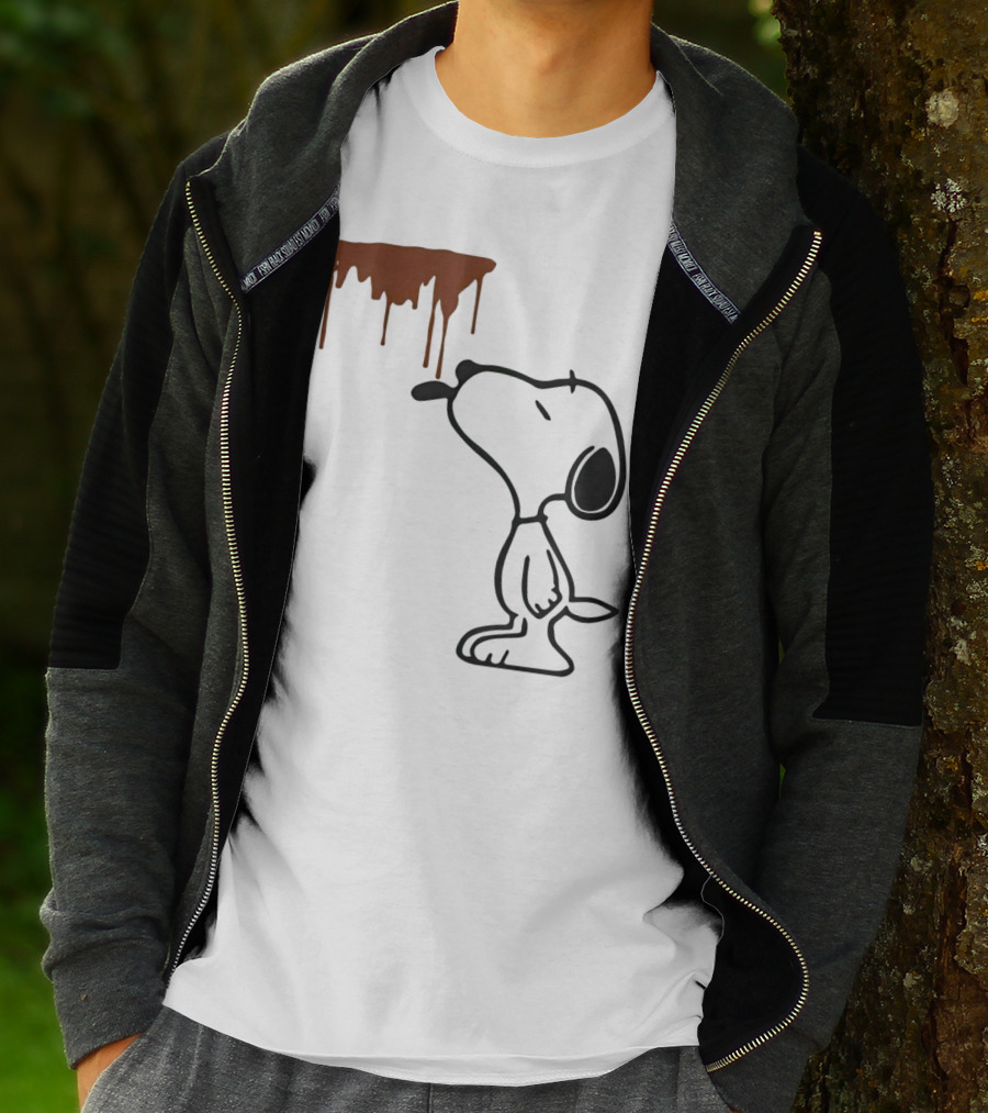 Snoopy Enjoys Dripping Coffee T-Shirt