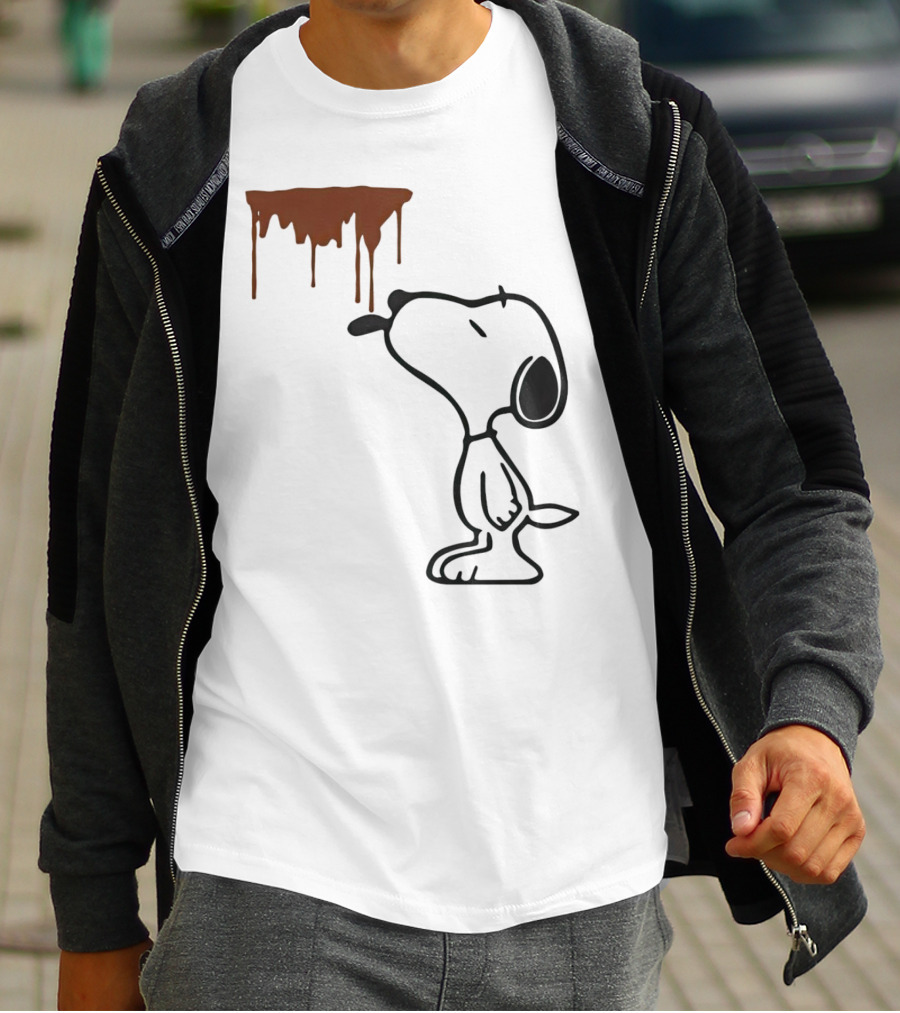 Snoopy Enjoys Dripping Coffee T-Shirt