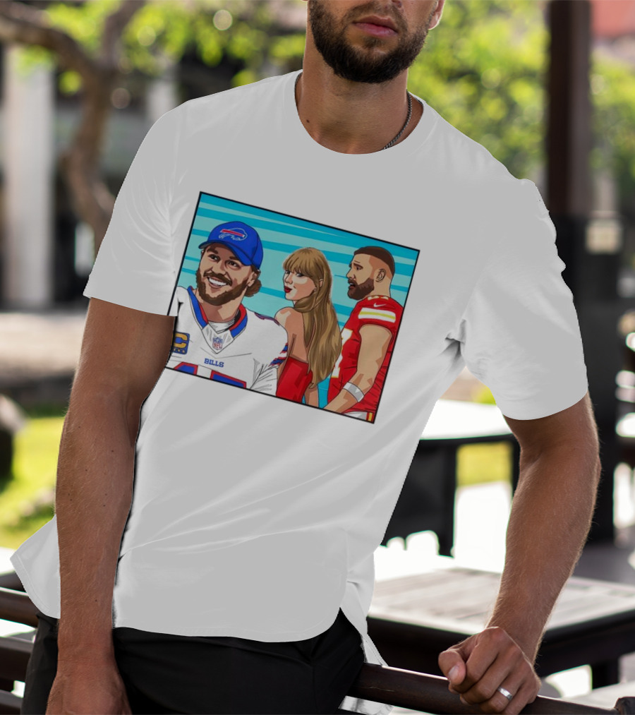 Buffalo Bills Vs. Kansas City Chiefs Distracted Girlfriend Meme T-Shirt