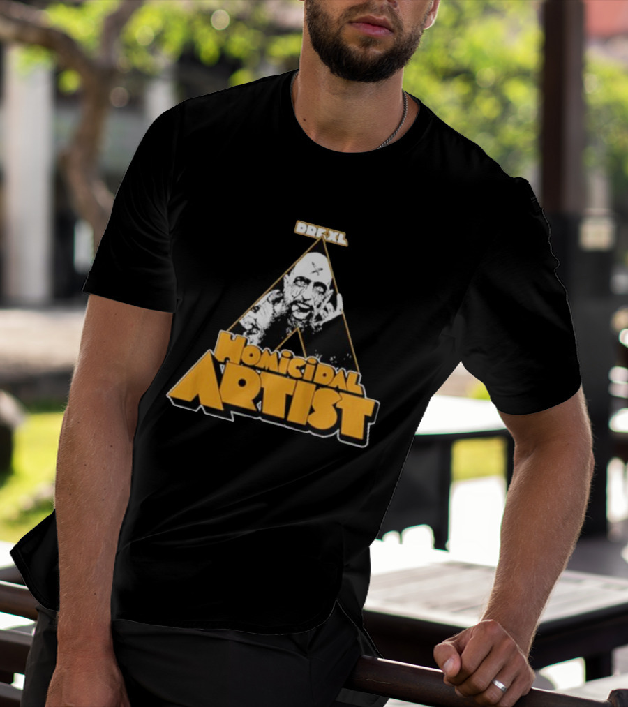 Drexl Homicidal Artist Retro Horror T-Shirt