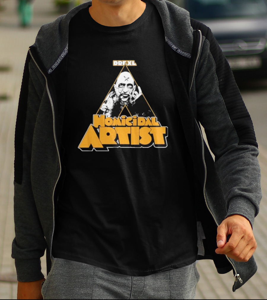 Drexl Homicidal Artist Retro Horror T-Shirt