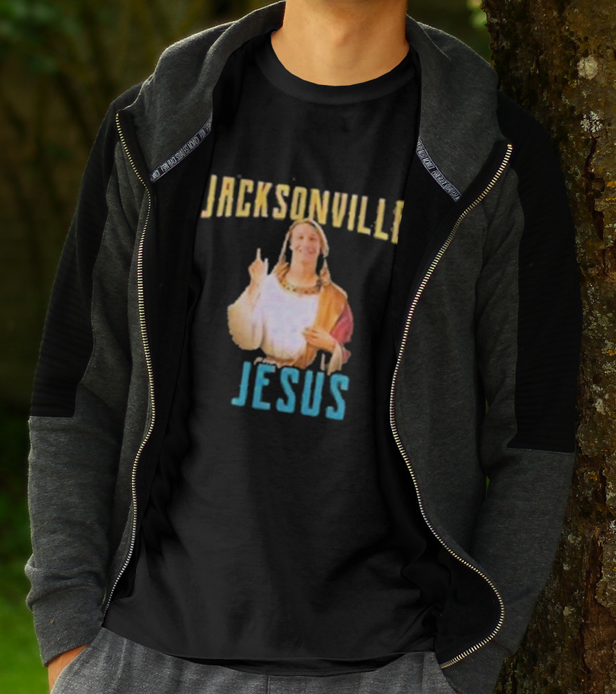 Jacksonville Jesus Iconic Concept With Humor And Nostalgia T-Shirt