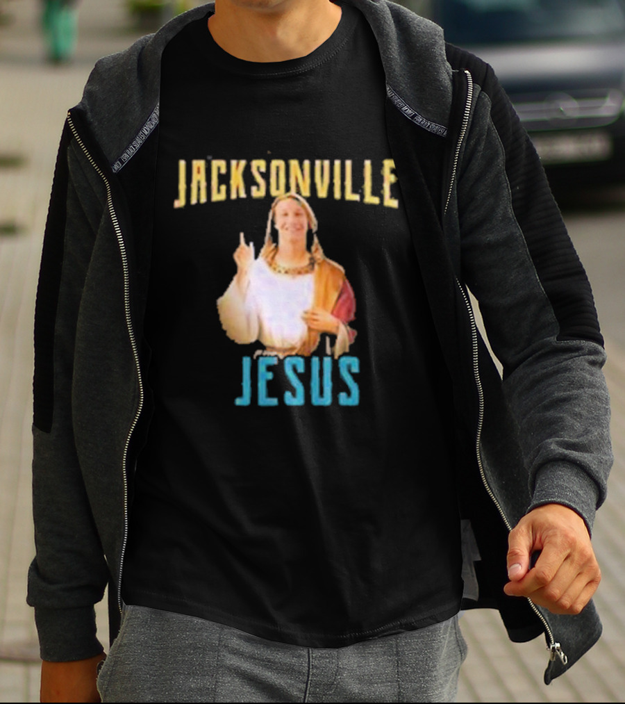Jacksonville Jesus Iconic Concept With Humor And Nostalgia T-Shirt