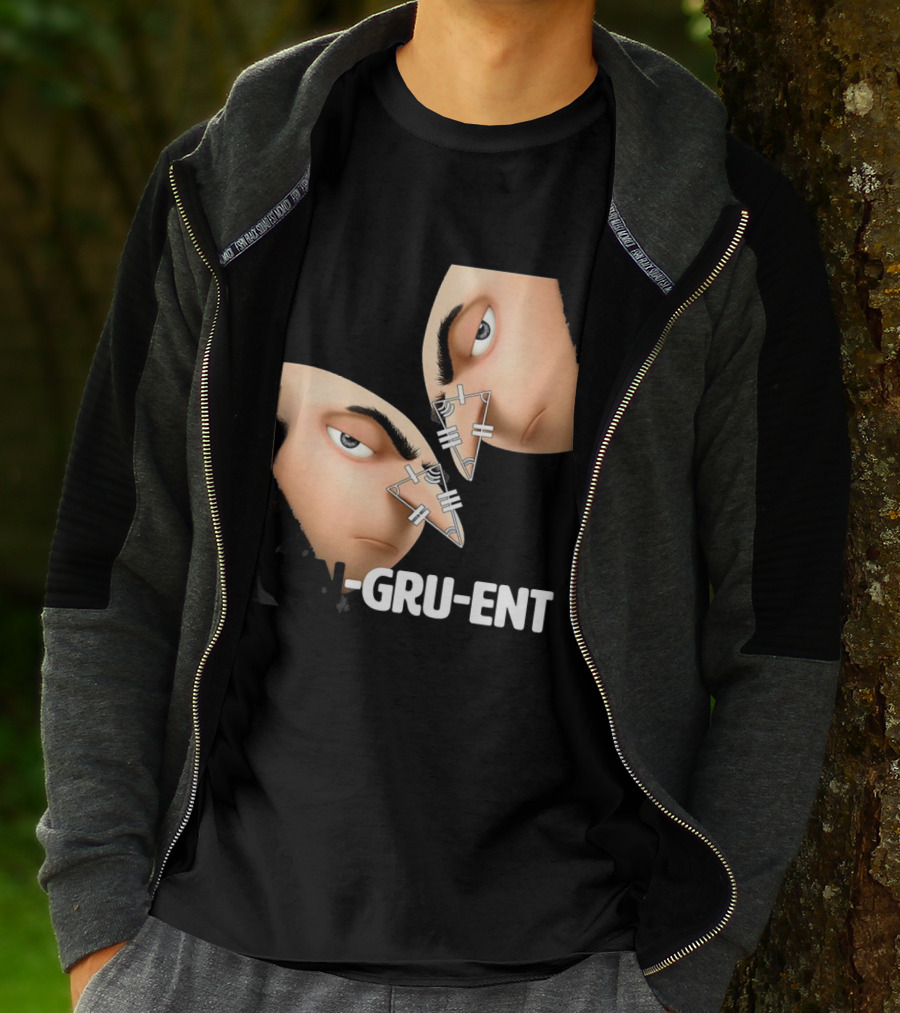 Felonious Gru CON-GRU-ENT Reflection Geometric Parallels T-Shirt