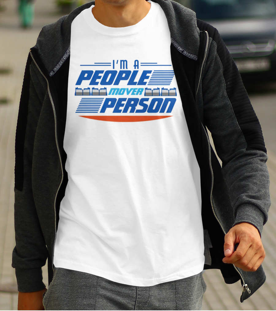 I'm A People Mover Person Retro Transit Inspired T-Shirt