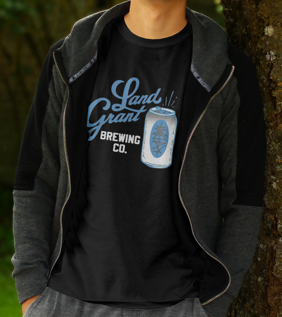 Land Grant Brewing Co Vintage Can T-Shirt