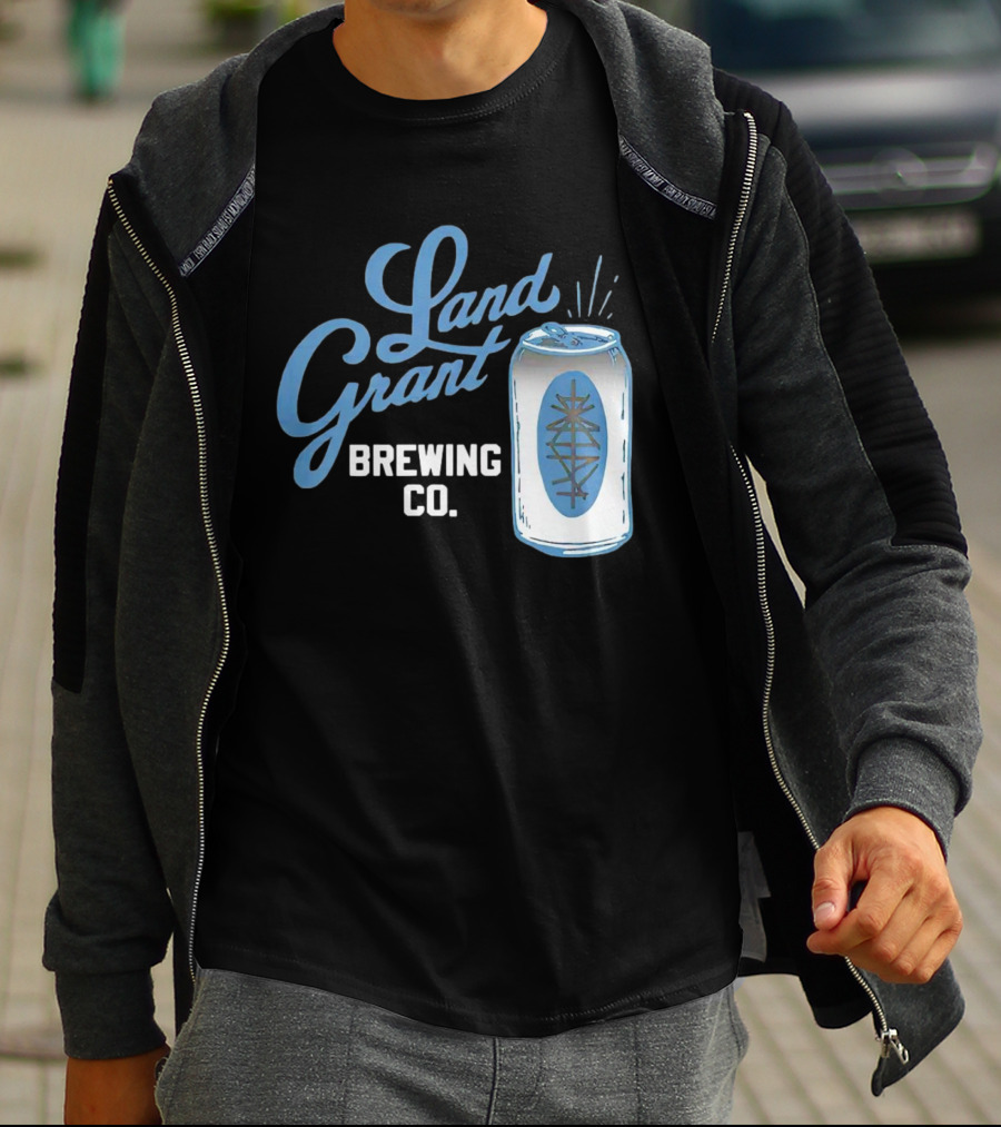 Land Grant Brewing Co Vintage Can T-Shirt