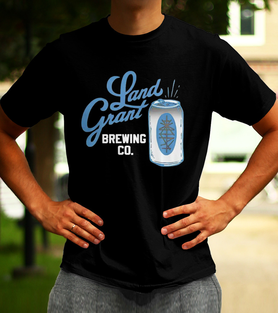 Land Grant Brewing Co Vintage Can T-Shirt