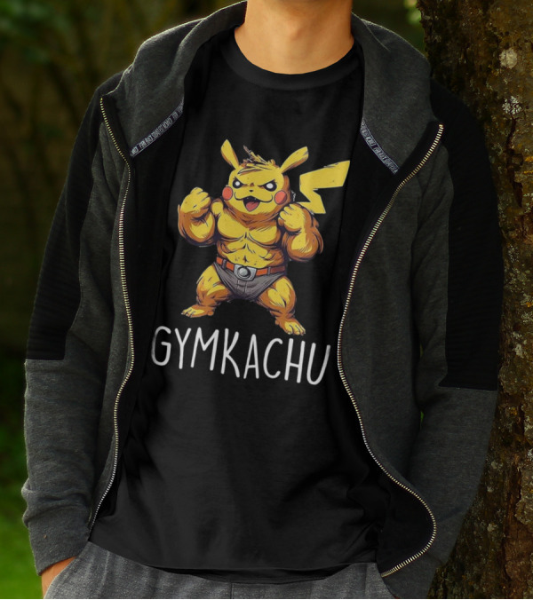 Gymkachu Buff Pikachu T-Shirt