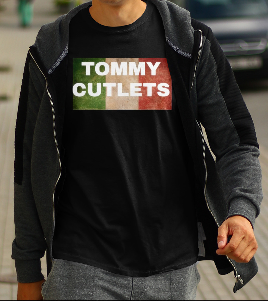 Tommy Cutlets Italian Flag Tommy Devito T-Shirt