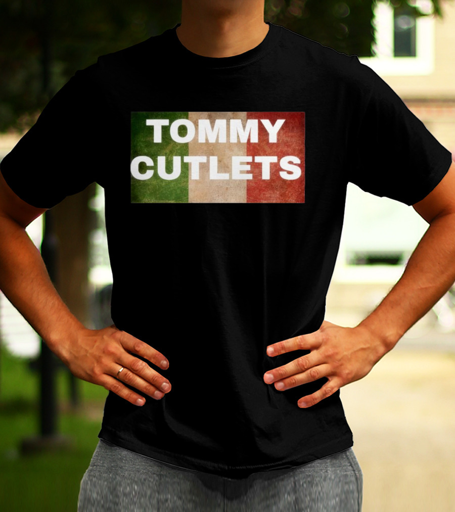 Tommy Cutlets Italian Flag Tommy Devito T-Shirt