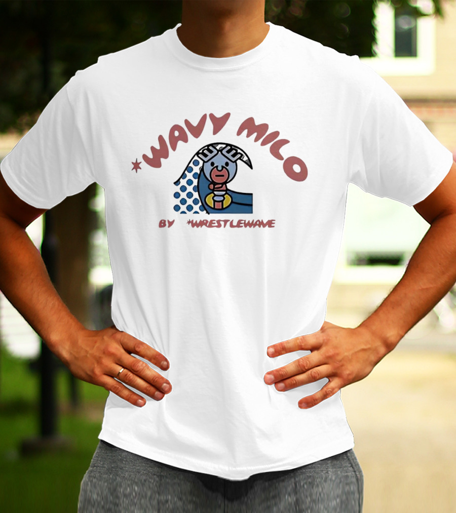 Wavy Milo By Wrestlewave Retro Cartoon T-Shirt