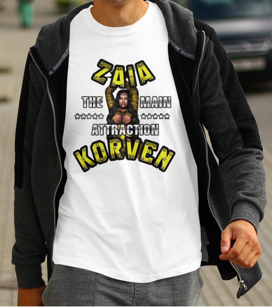 Zaia Korven The Main Attraction Stars T-Shirt
