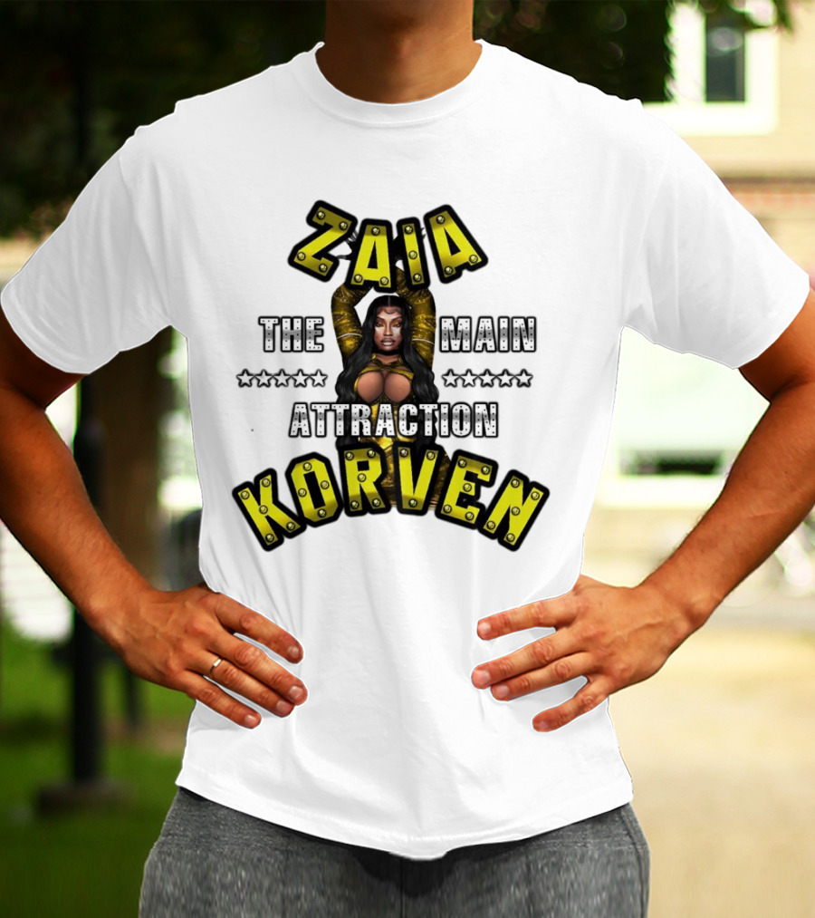Zaia Korven The Main Attraction Stars T-Shirt