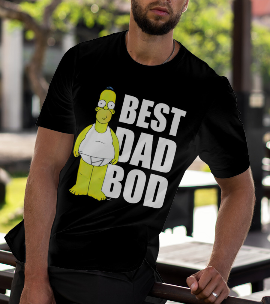Homer Simpson Best Dad Bod The Simpsons T-Shirt