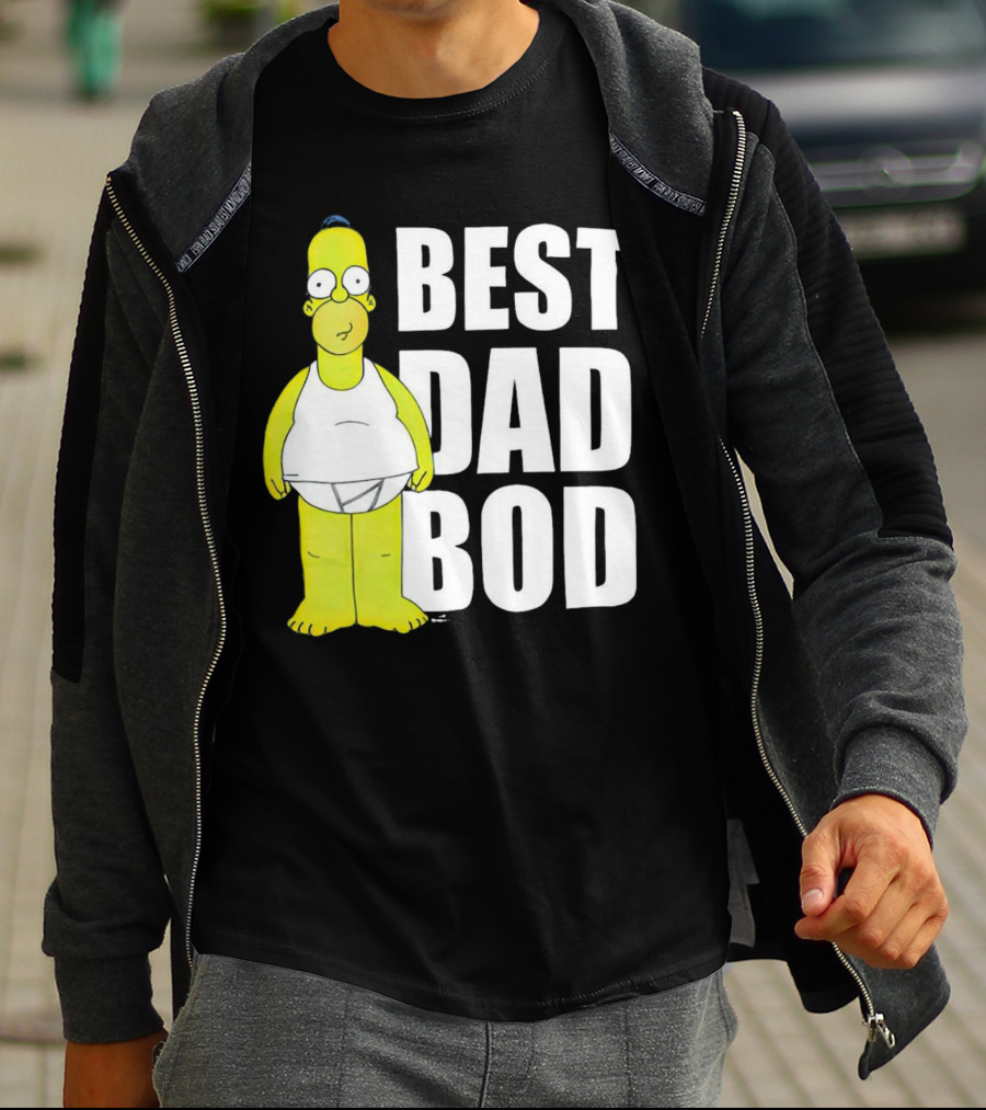 Homer Simpson Best Dad Bod The Simpsons T-Shirt