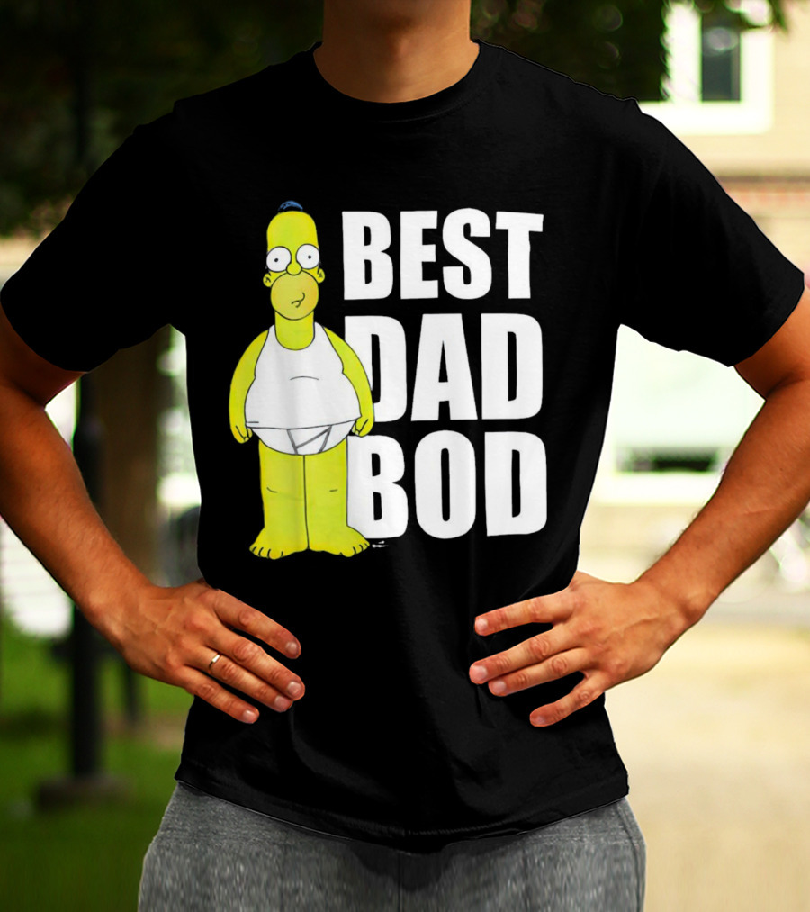Homer Simpson Best Dad Bod The Simpsons T-Shirt