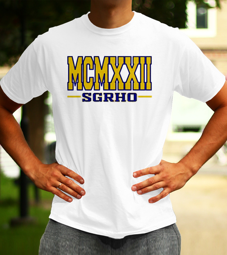 MCMXXII SGRHO Sigma Gamma Rho Sorority Founding Year T-Shirt