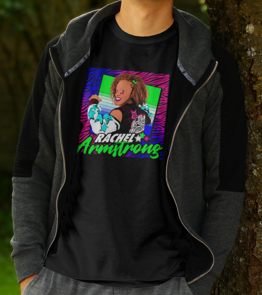 Rachel Armstrong Star Stripes Vibrant T-Shirt