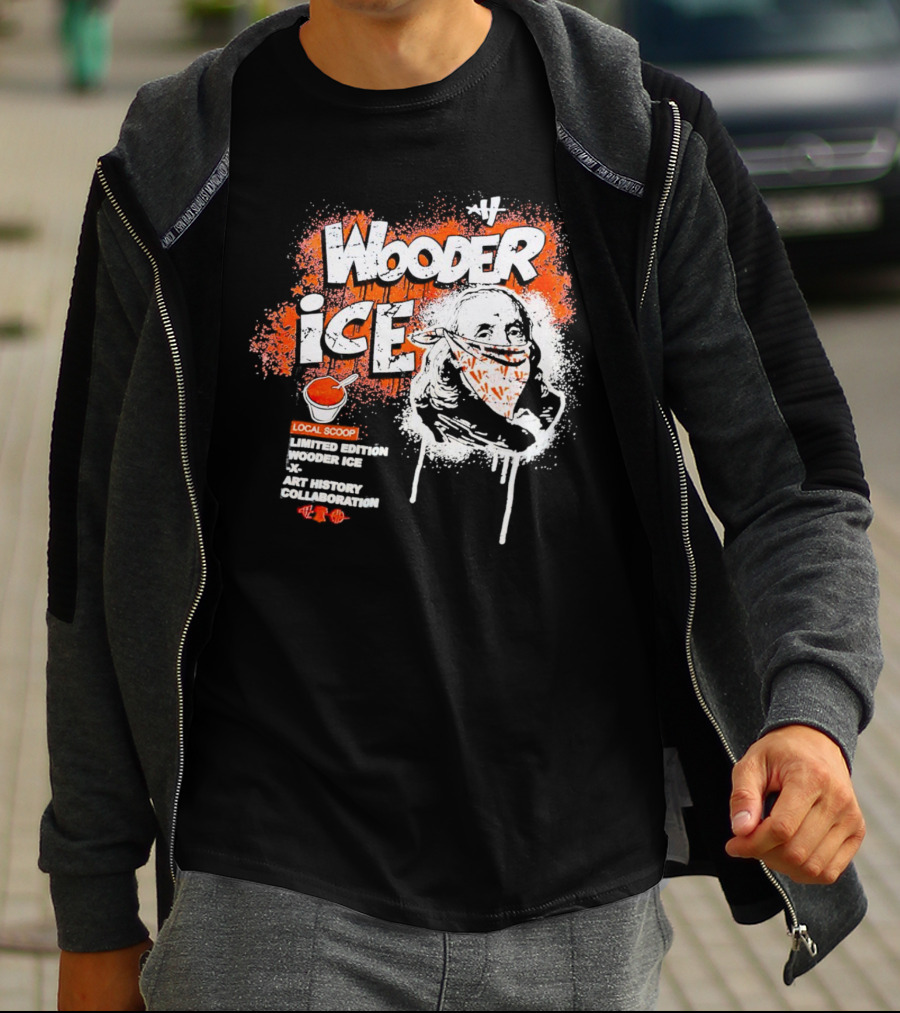Wooder Ice Local Scoop Art History Collaboration T-Shirt