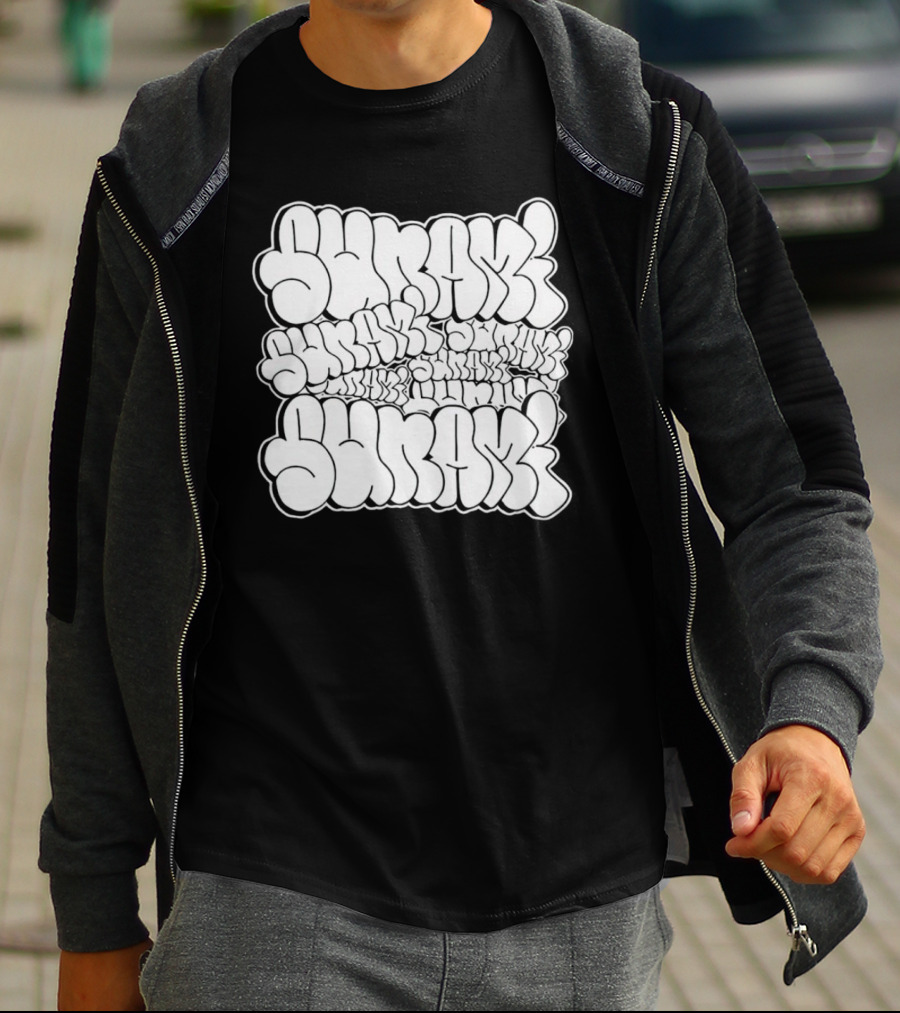 Sunami Cold Cuts Stacked Text T-Shirt