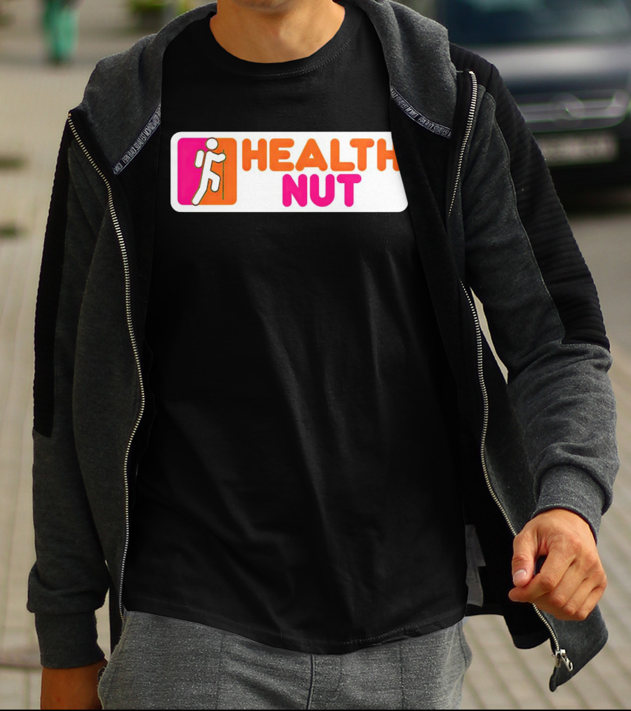 Health Nut Dunkin’ Donuts Logo Mashup T-Shirt