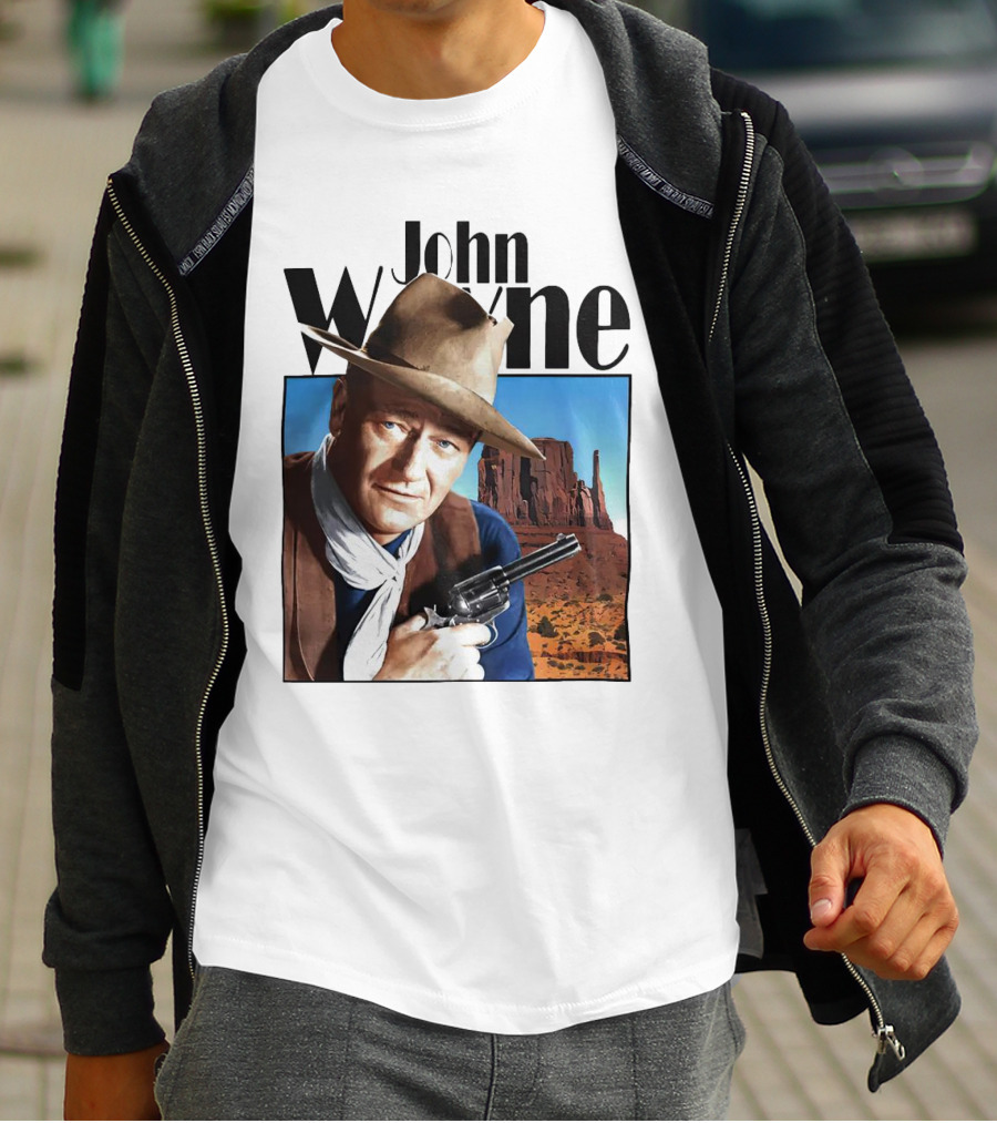 John Wayne Cowboy Western Movie Legend T-Shirt