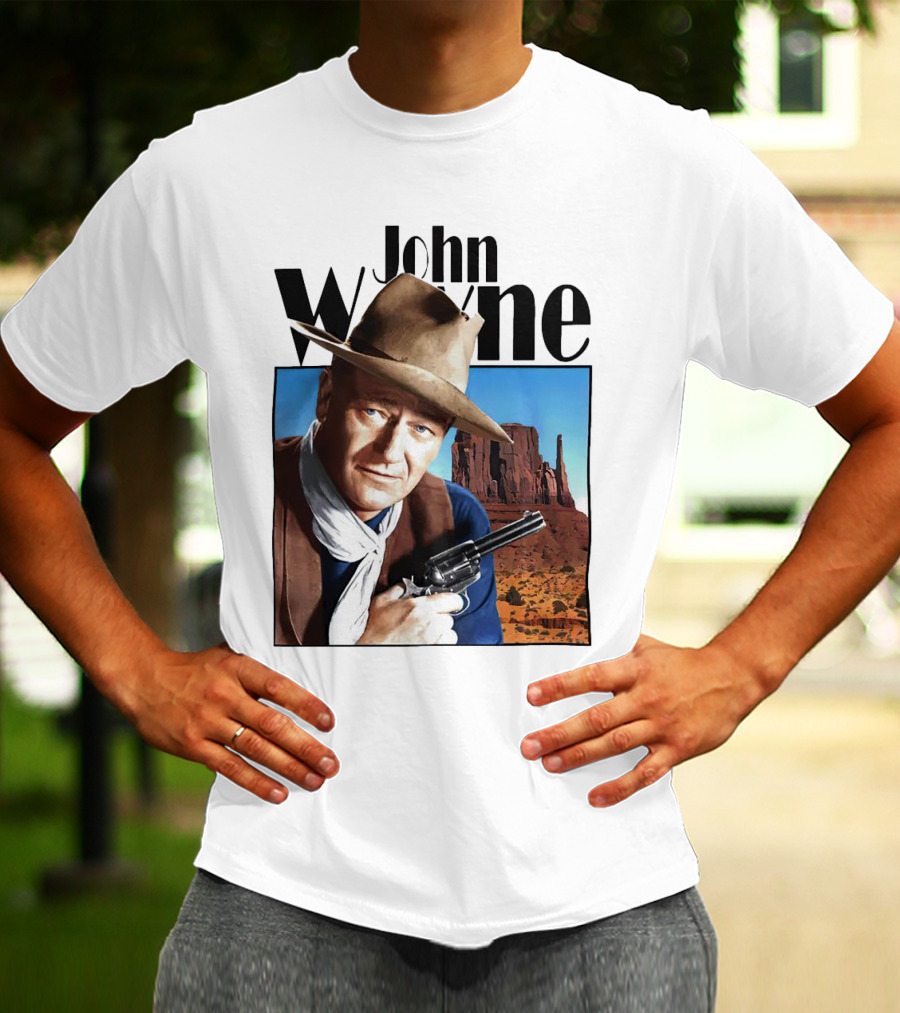 John Wayne Cowboy Western Movie Legend T-Shirt