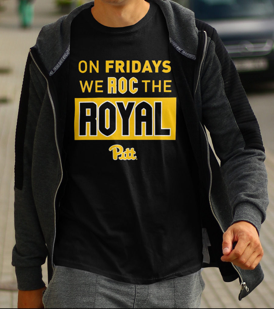 On Fridays We ROC The Royal Pitt Panthers T-Shirt