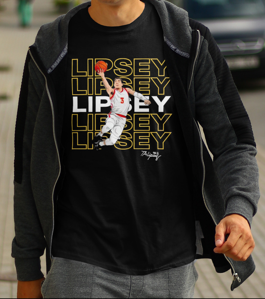 LIPSEY Iowa State Cyclones Men's Basketball Player T-Shirt
