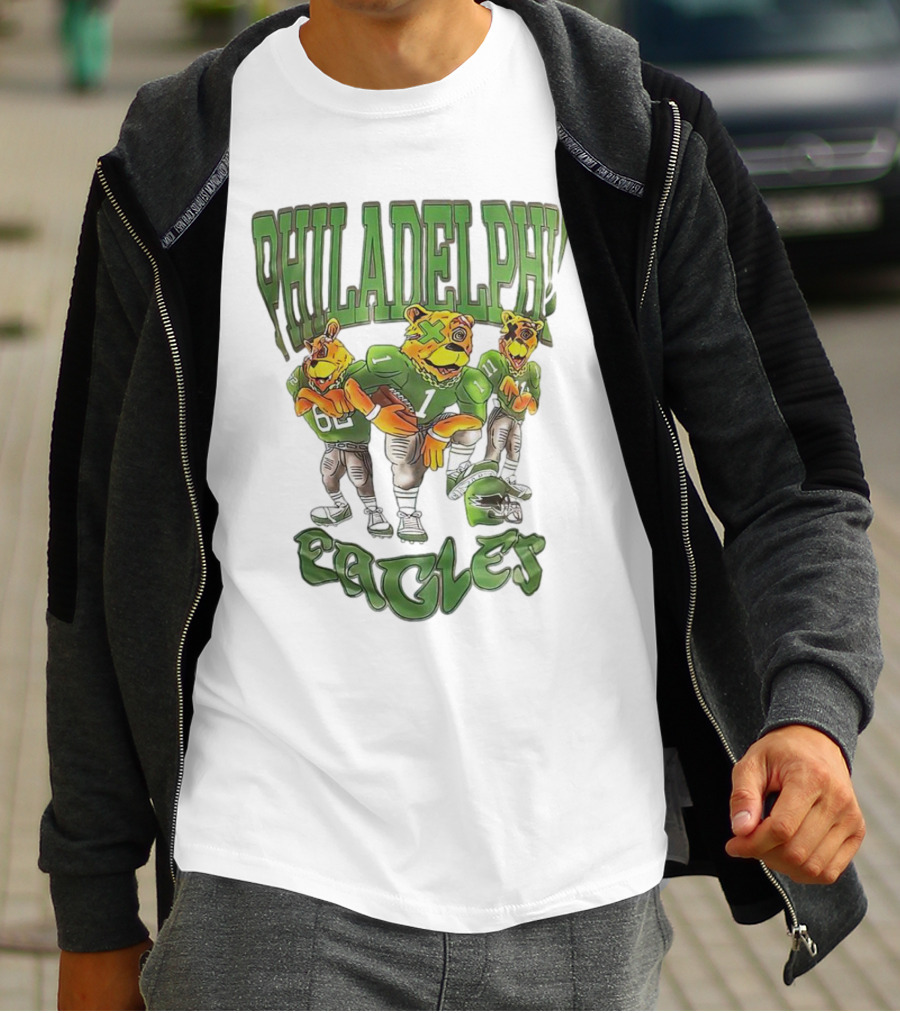 Philadelphia Eagles Bears Football T-Shirt