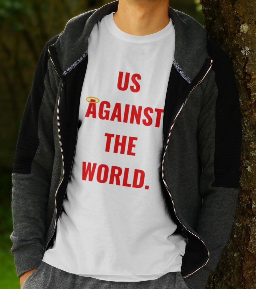 Us Against The World Angel Halo T-Shirt